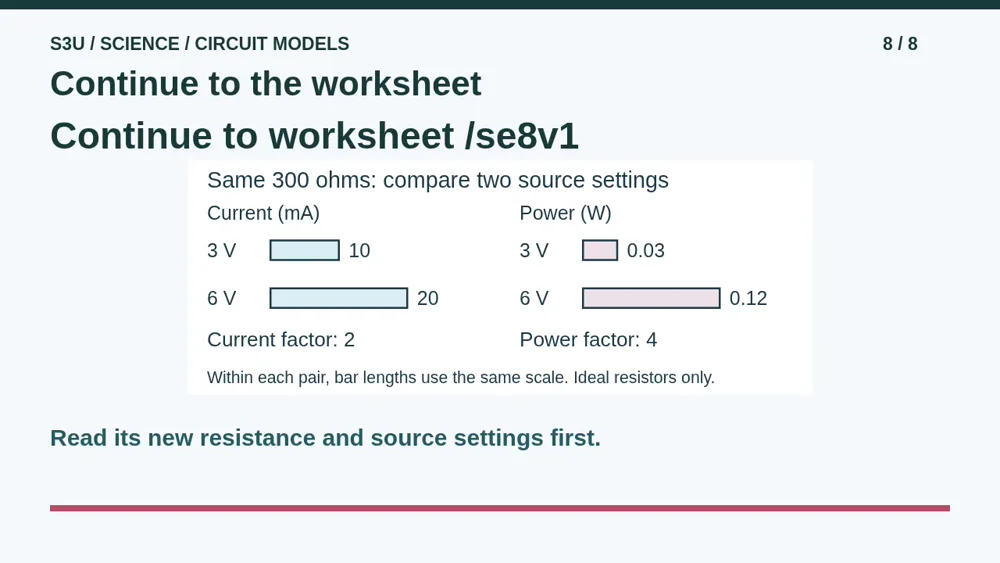 Video illustration: Continue to the worksheet. The spoken explanation follows.