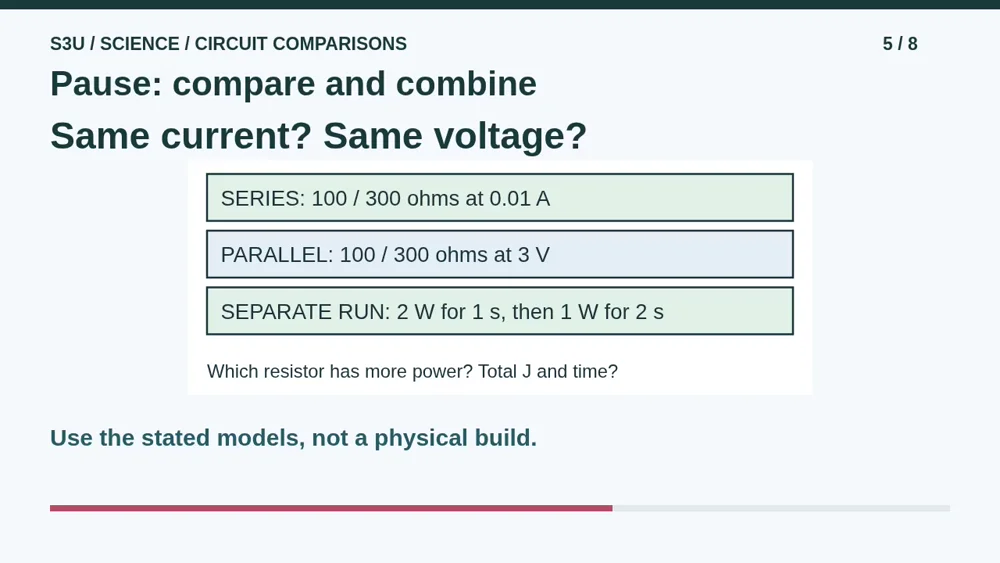Video illustration: Pause: compare and combine. The spoken explanation follows.