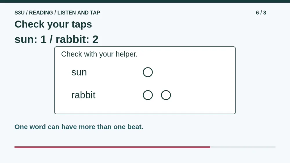 Video illustration: Check your taps. The spoken explanation follows.