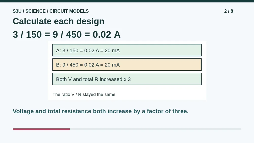 Video illustration: Calculate each design. The spoken explanation follows.