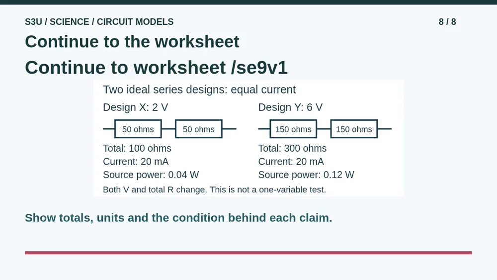 Video illustration: Continue to the worksheet. The spoken explanation follows.
