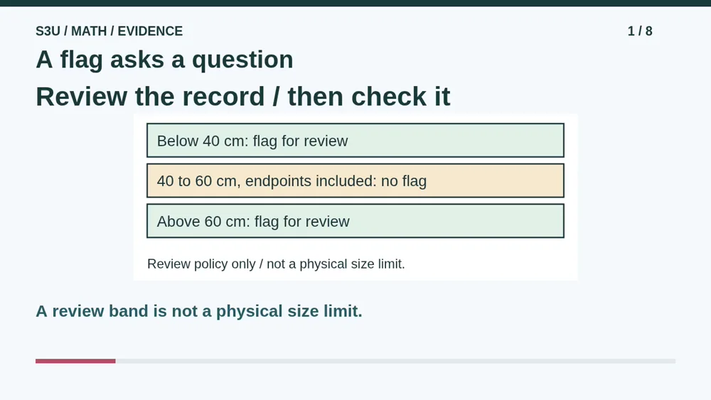 Video illustration: A flag asks a question. The spoken explanation follows.