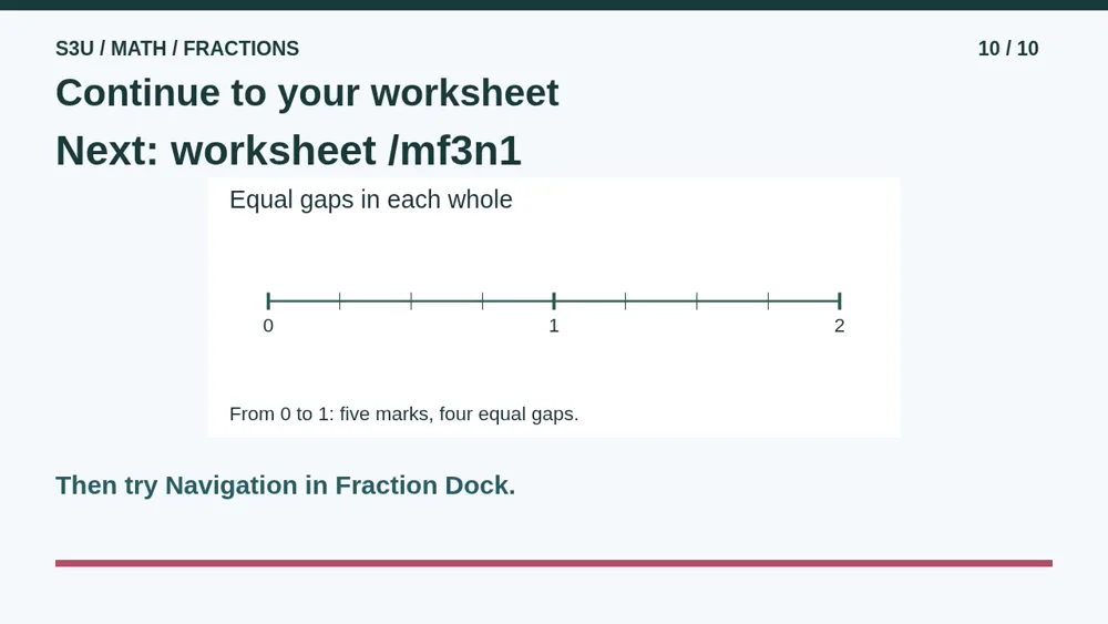 Video illustration: Continue to your worksheet. The spoken explanation follows.