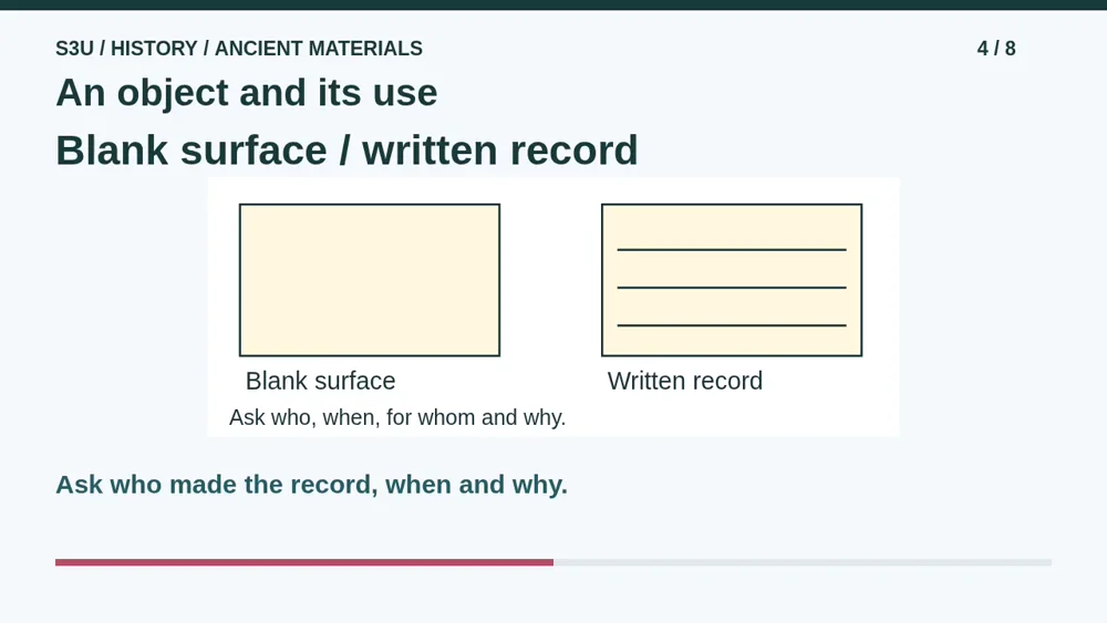 Video illustration: An object and its use. The spoken explanation follows.