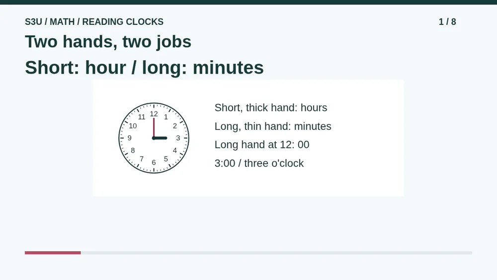 Video illustration: Two hands, two jobs. The spoken explanation follows.