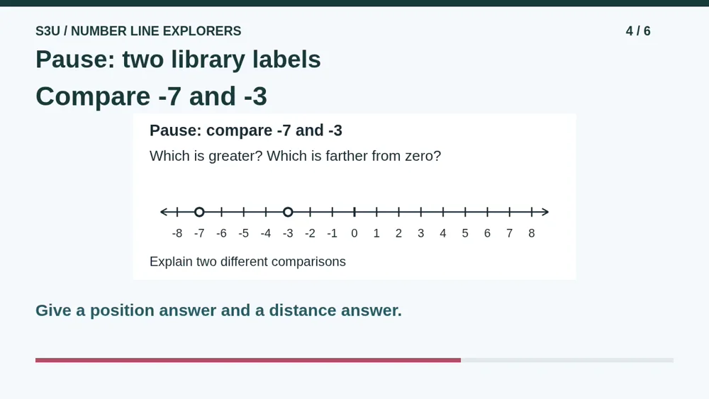 Video illustration: Pause: two library labels. The spoken explanation follows.