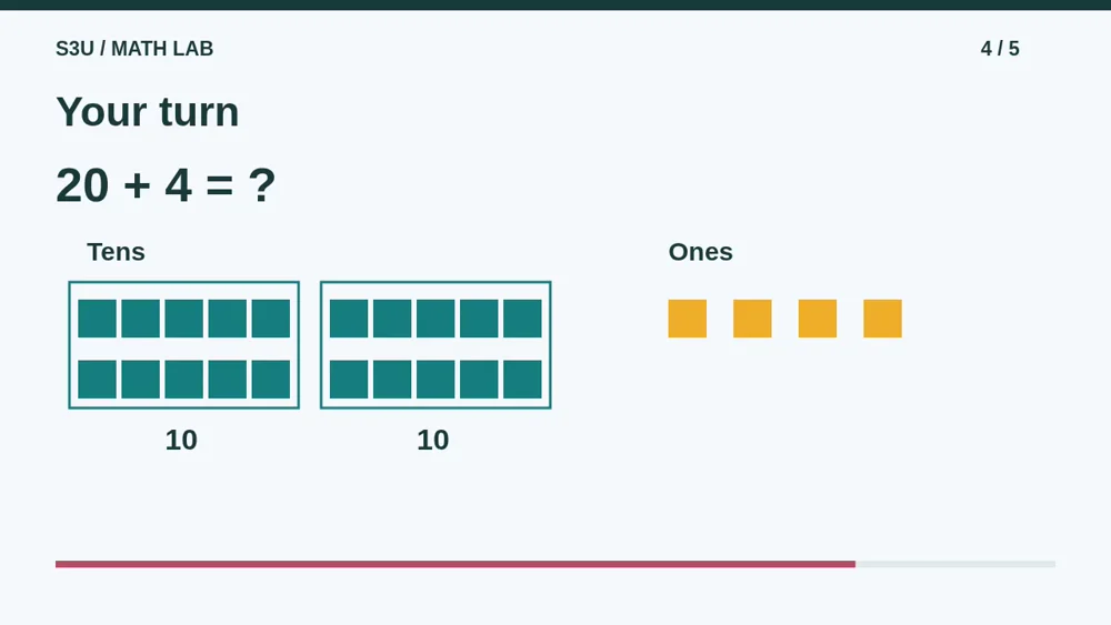 Video illustration: Your turn. The spoken explanation follows.