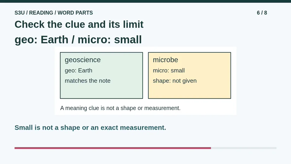 Video illustration: Check the clue and its limit. The spoken explanation follows.
